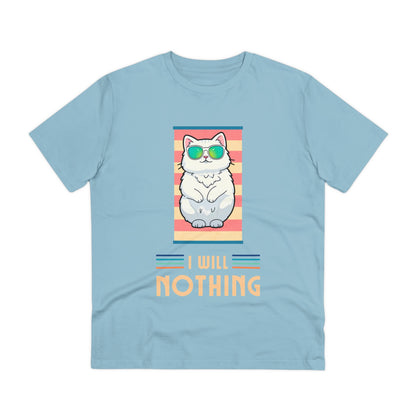 The Zen of Inaction: A Cat's Serene Slumber - T-shirt - Unisex