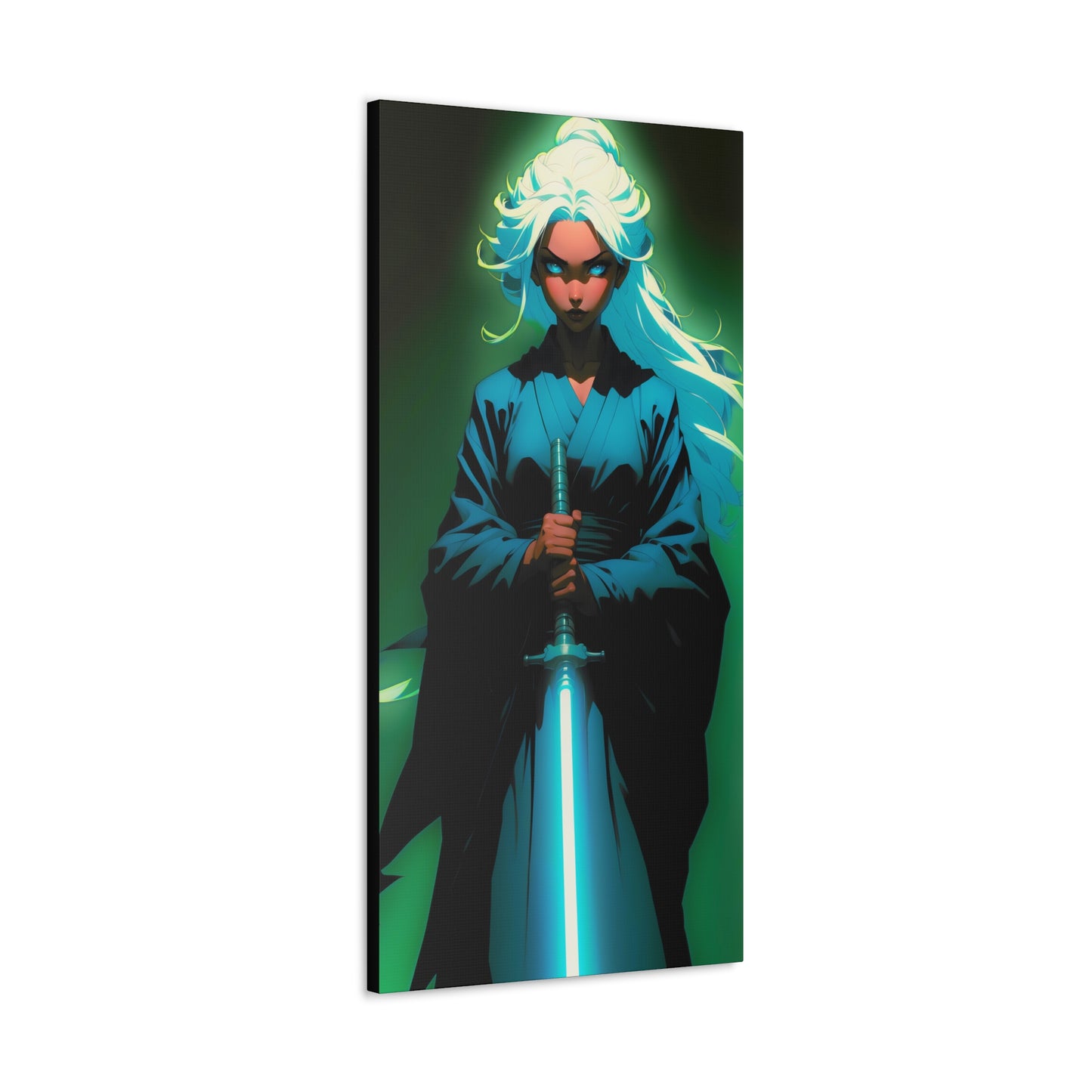 Path of Radiance: Young Jedi Padawan with glowing lightsaber