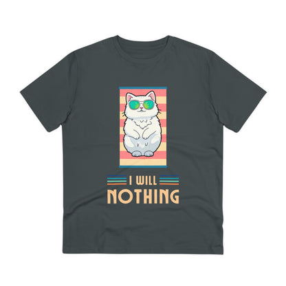 The Zen of Inaction: A Cat's Serene Slumber - T-shirt - Unisex