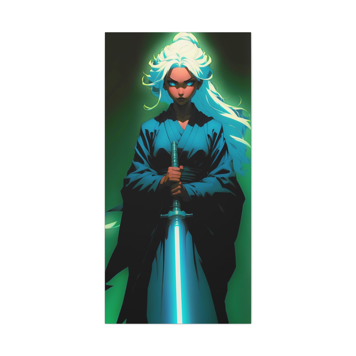 Path of Radiance: Young Jedi Padawan with glowing lightsaber