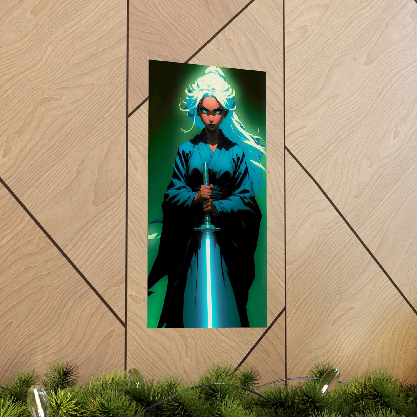 Path of Radiance: Young Jedi Padawan with glowing lightsaber