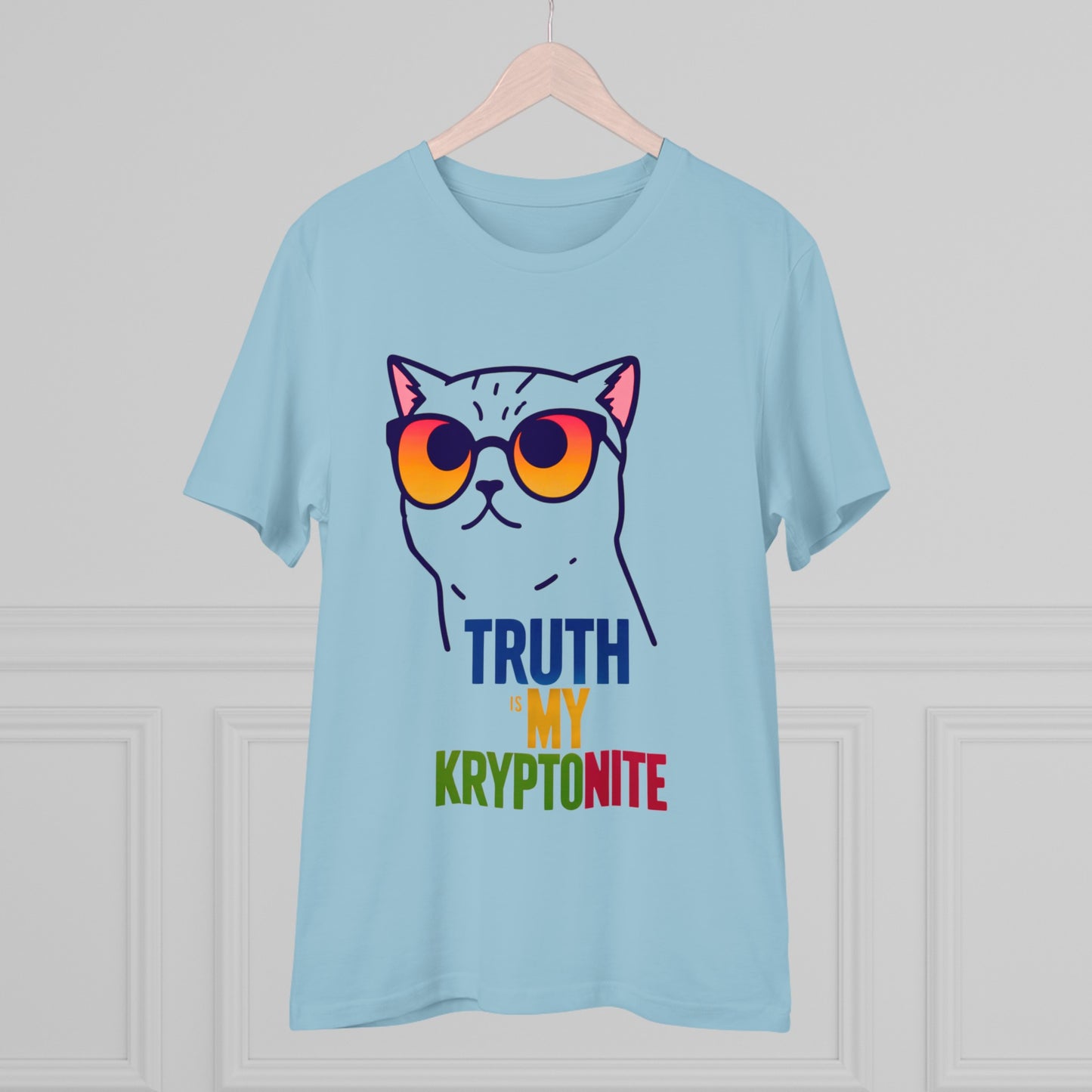 "Purr-spective: Truth Is My Kryptonite" - T-shirt - Unisex