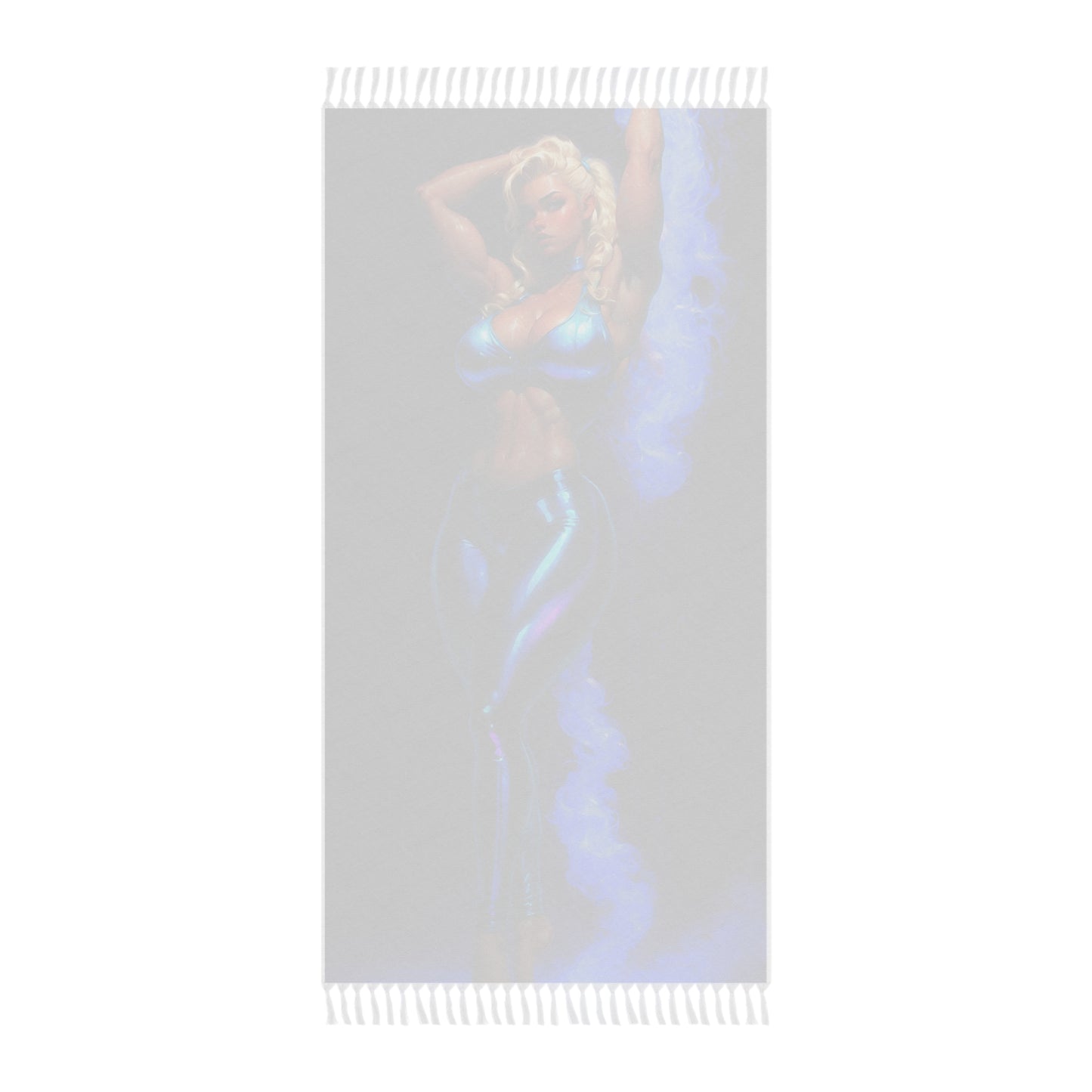 Twilight Tango: The Enigmatic Dancing of the Blonde Siren - Towel - Boho Beach Towel