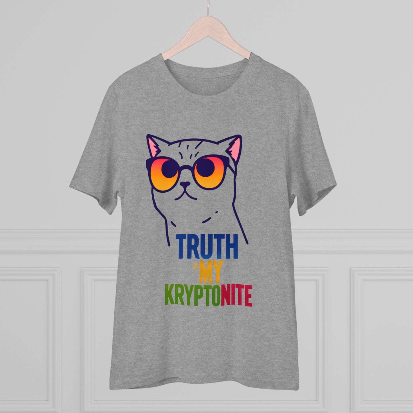 "Purr-spective: Trurth Is My Kryptonite" - T-shirt - Unisex