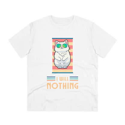 The Zen of Inaction: A Cat's Serene Slumber - T-shirt - Unisex