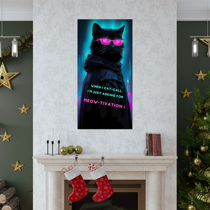 Midnight Chic: Cat art with attitude