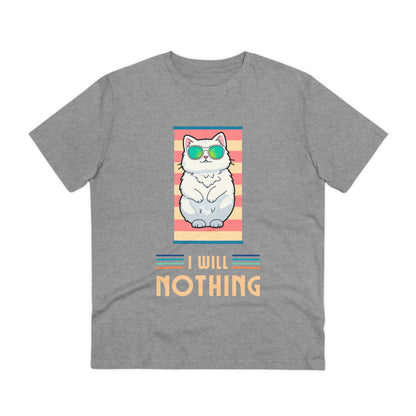 The Zen of Inaction: A Cat's Serene Slumber - T-shirt - Unisex