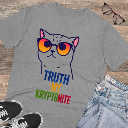 "Purr-spective: Trurth Is My Kryptonite" - T-shirt - Unisex