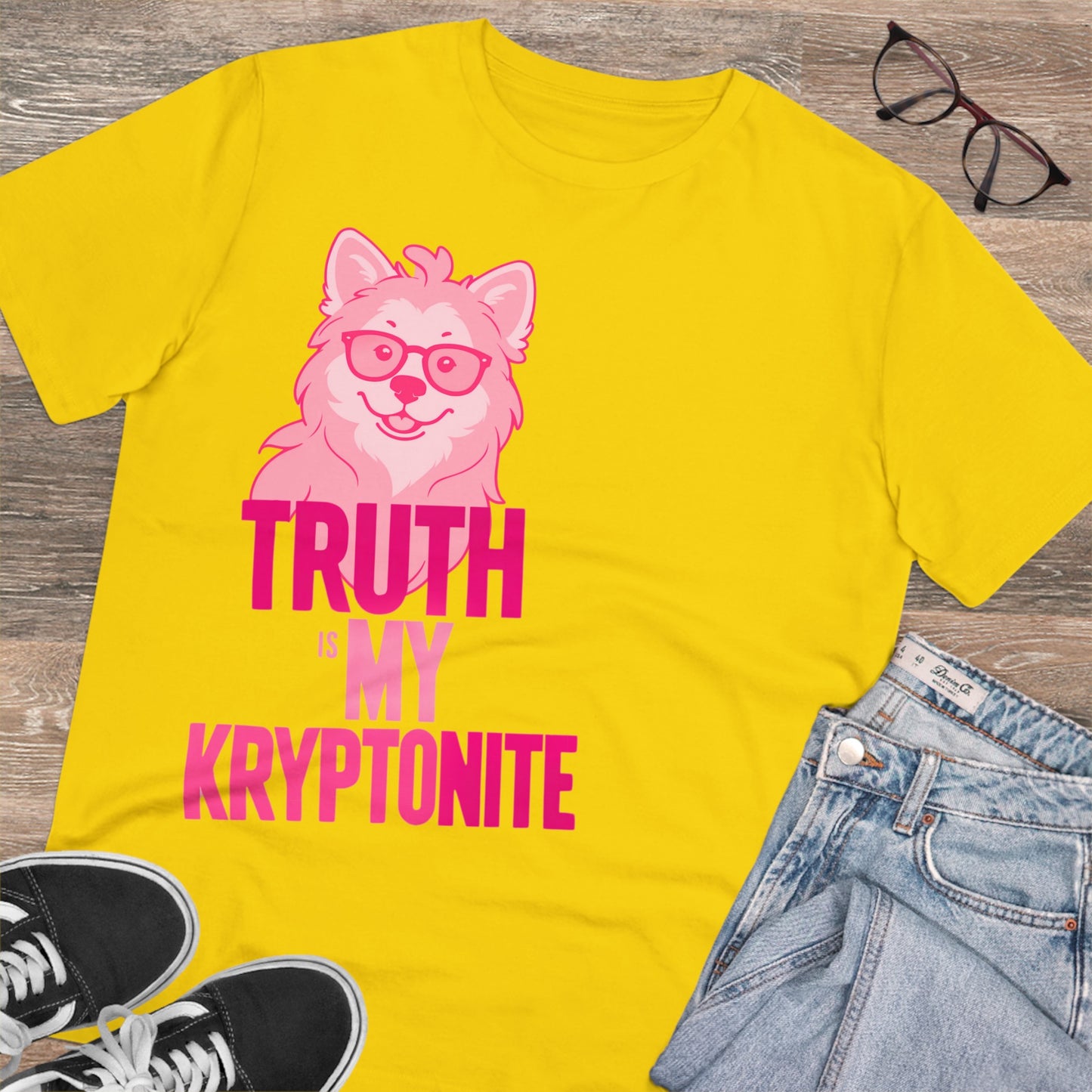 "Pink Paws: Truth Is My Kryptonite" - T-shirt - Unisex