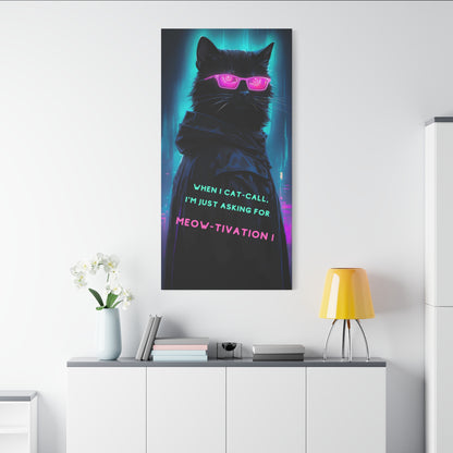 Midnight Chic: Cat art with attitude