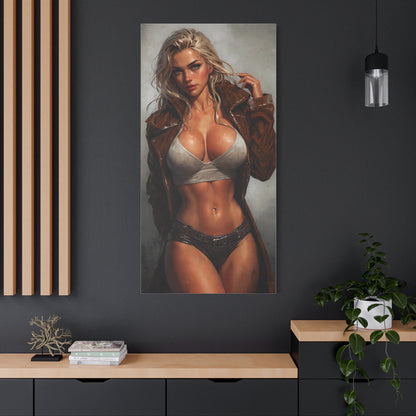 Seduction: Erotic arts with a blonde beauty