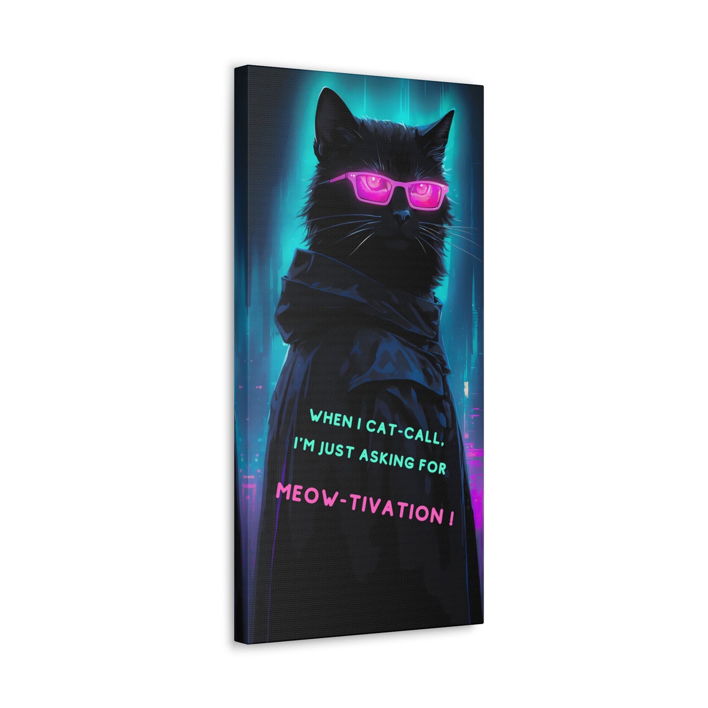 Midnight Chic: Cat art with attitude