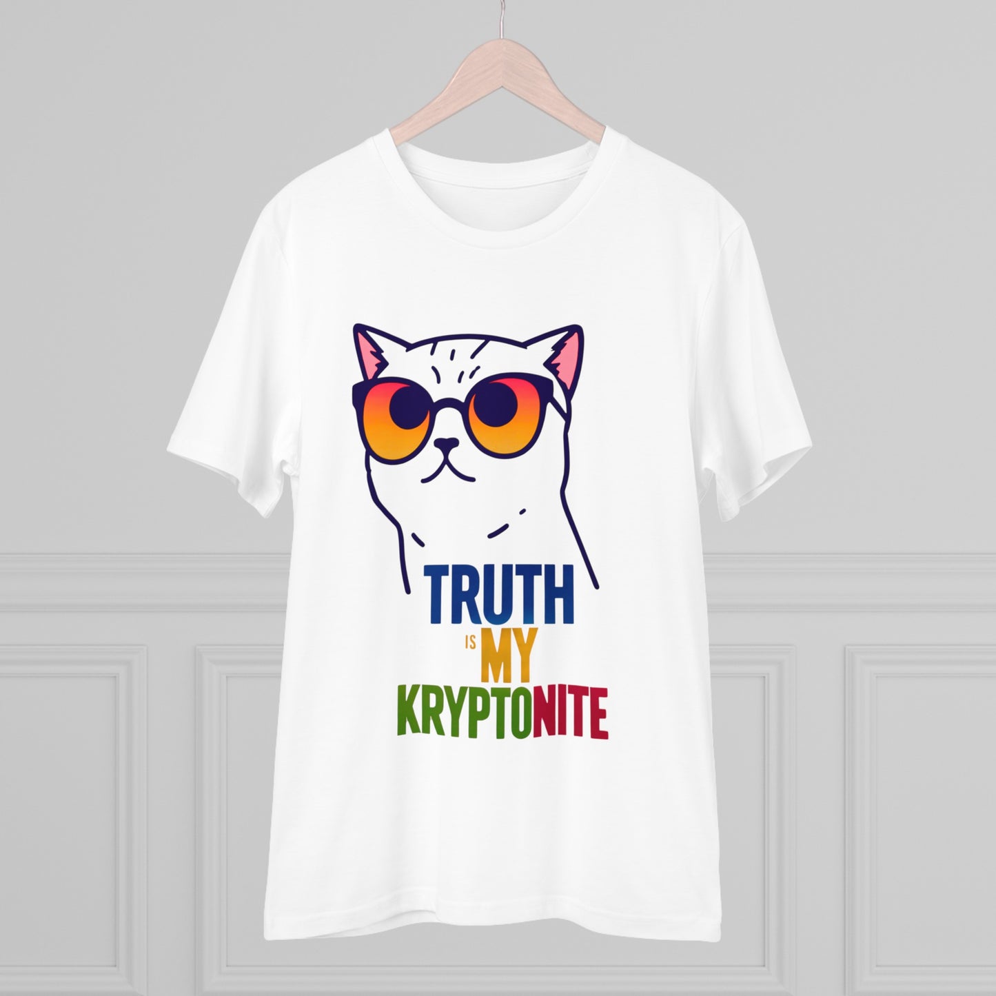 "Purr-spective: Truth Is My Kryptonite" - T-shirt - Unisex