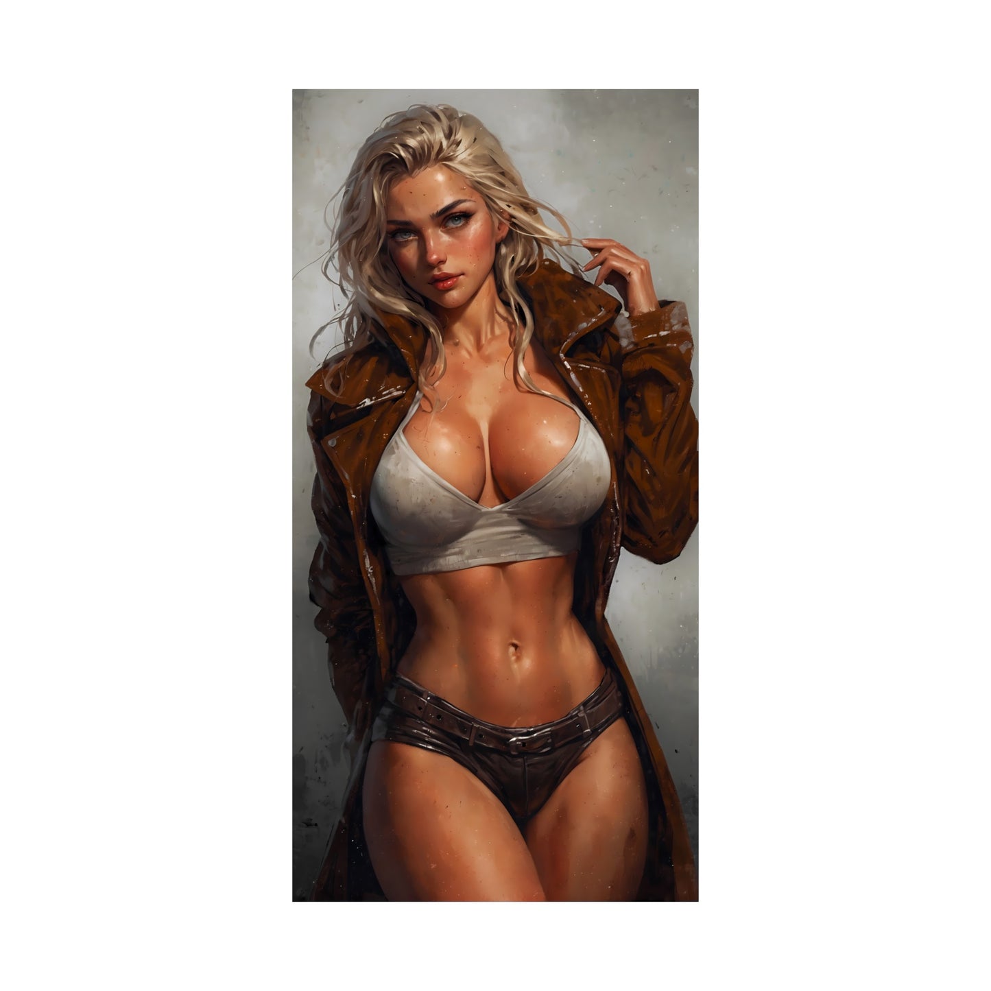 Seduction: Erotic arts with a blonde beauty