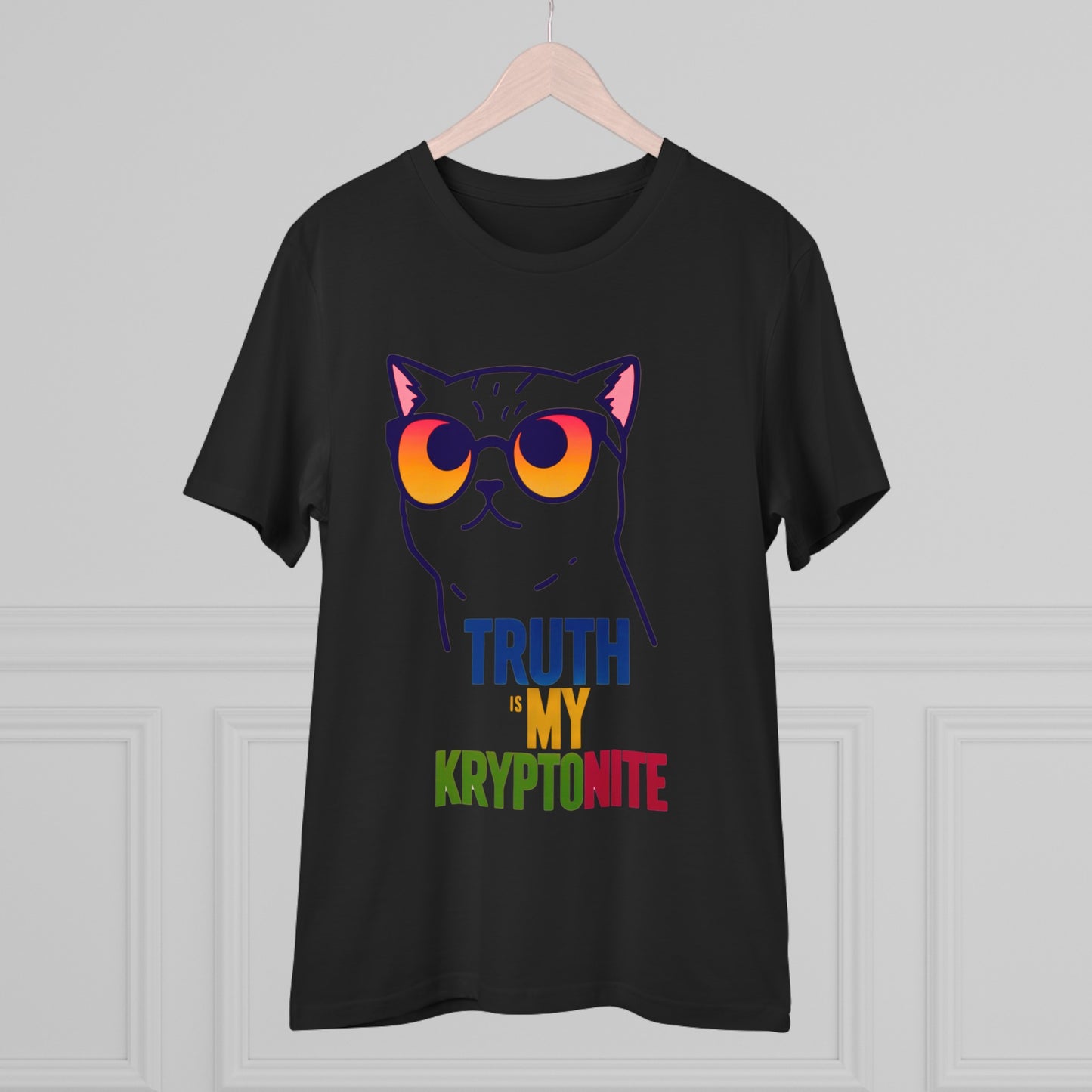 "Purr-spective: Truth Is My Kryptonite" - T-shirt - Unisex