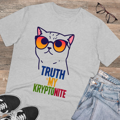 "Purr-spective: Trurth Is My Kryptonite" - T-shirt - Unisex