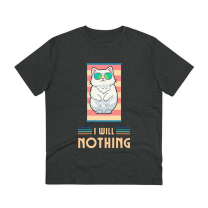 The Zen of Inaction: A Cat's Serene Slumber - T-shirt - Unisex