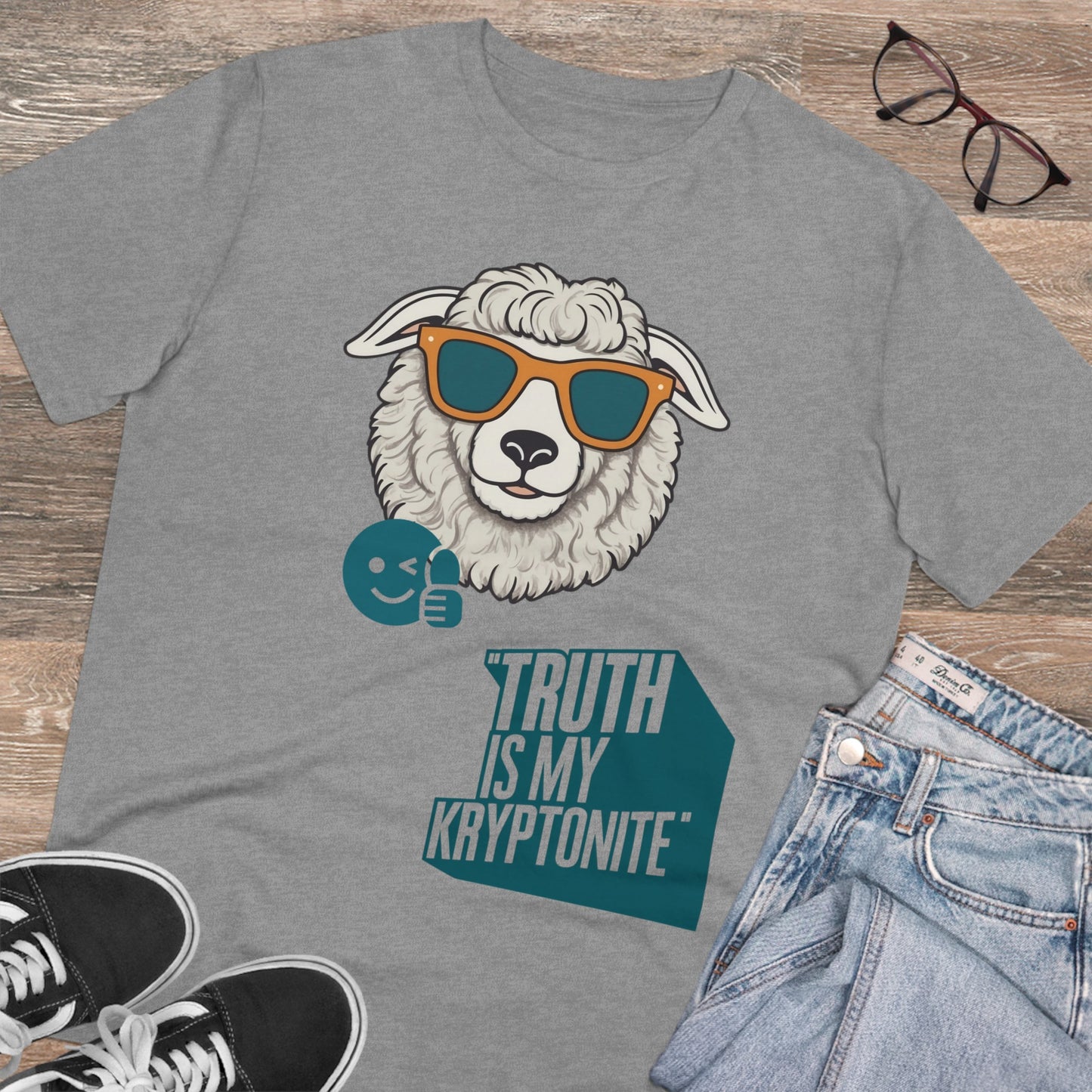 "Woolly Wisdom: Truth Is My Kryptonite" - T-shirt - Unisex