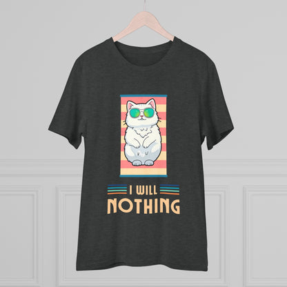 The Zen of Inaction: A Cat's Serene Slumber - T-shirt - Unisex