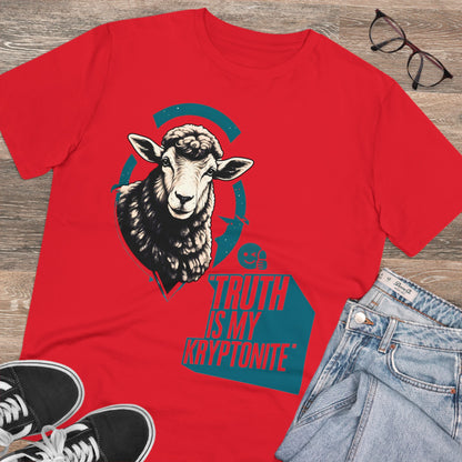 "Sheepish Wisdom: Truth Is My Kryptonite" - T-shirt - Unisex