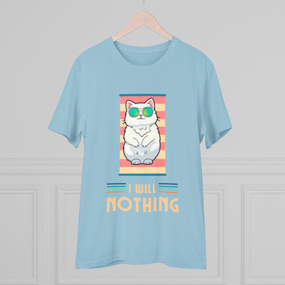 The Zen of Inaction: A Cat's Serene Slumber - T-shirt - Unisex