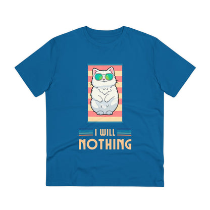 The Zen of Inaction: A Cat's Serene Slumber - T-shirt - Unisex