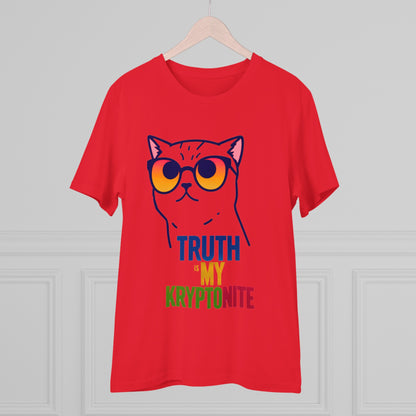 "Purr-spective: Truth Is My Kryptonite" - T-shirt - Unisex