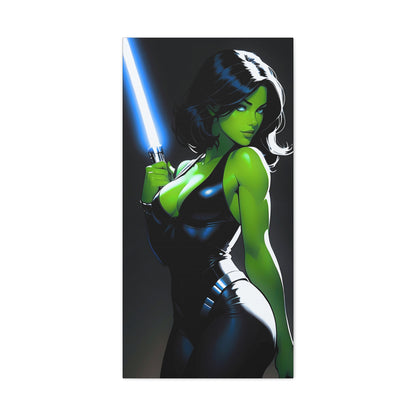 Emerald Guardian: The Shining Vigilance of the Alien Jedi