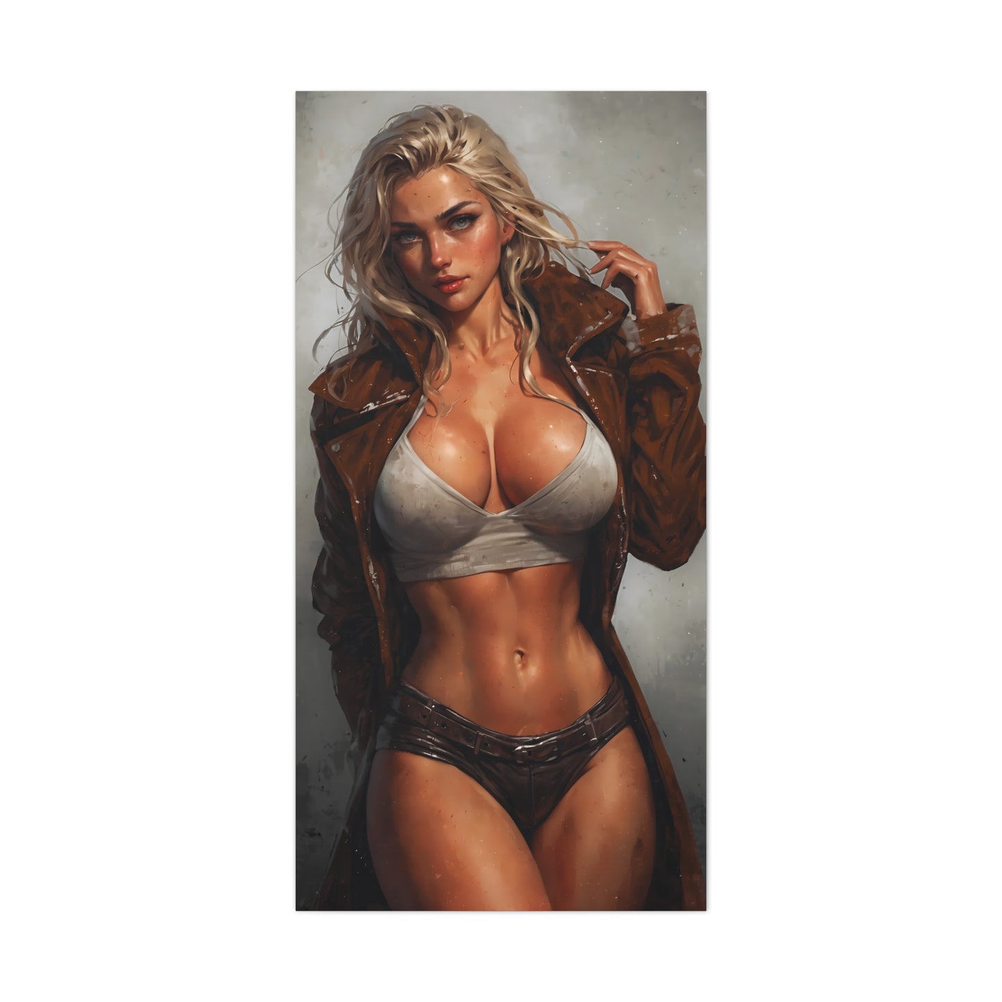 Seduction: Erotic arts with a blonde beauty