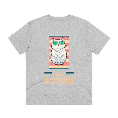 The Zen of Inaction: A Cat's Serene Slumber - T-shirt - Unisex