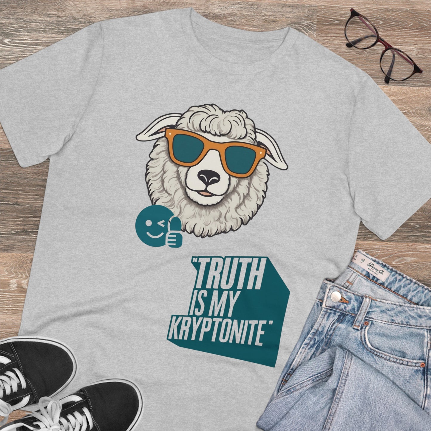 "Woolly Wisdom: Truth Is My Kryptonite" - T-shirt - Unisex