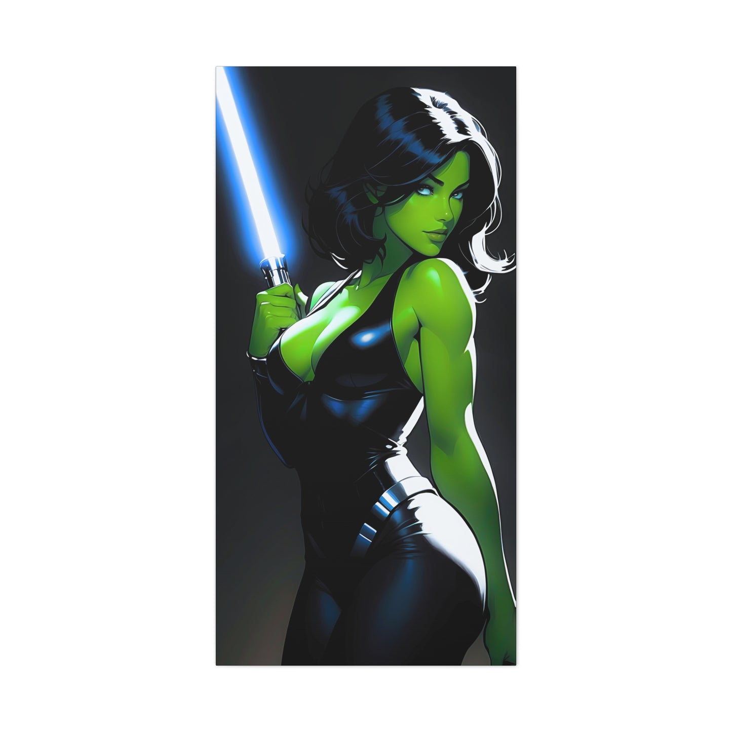 Emerald Guardian: The Shining Vigilance of the Alien Jedi