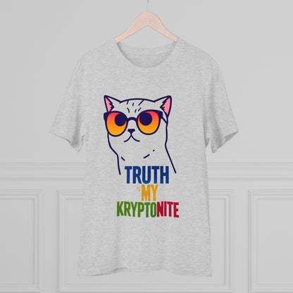 "Purr-spective: Truth Is My Kryptonite" - T-shirt - Unisex