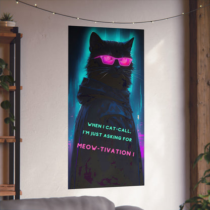 Midnight Chic: Cat art with attitude