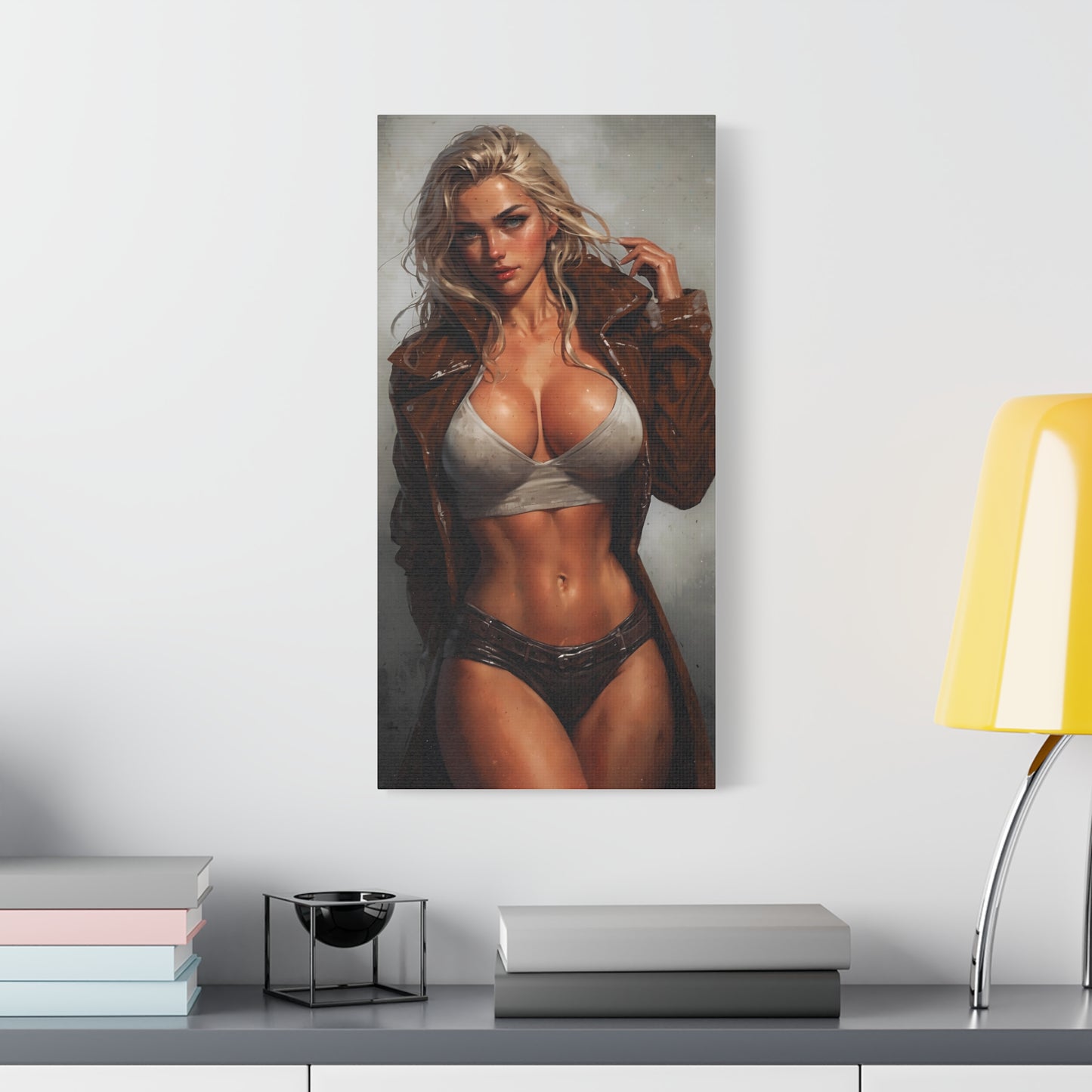 Seduction: Erotic arts with a blonde beauty