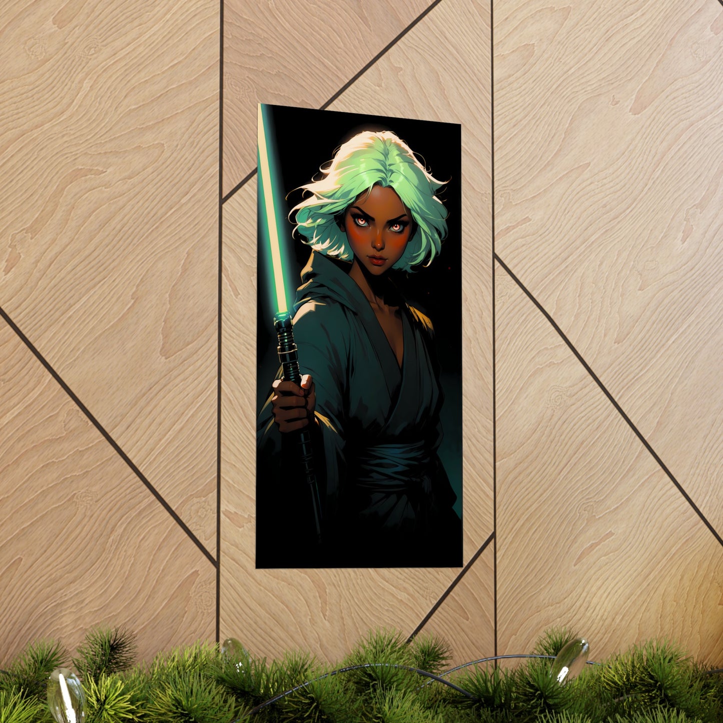 Angry Light: The gaze of a young Jedi girl