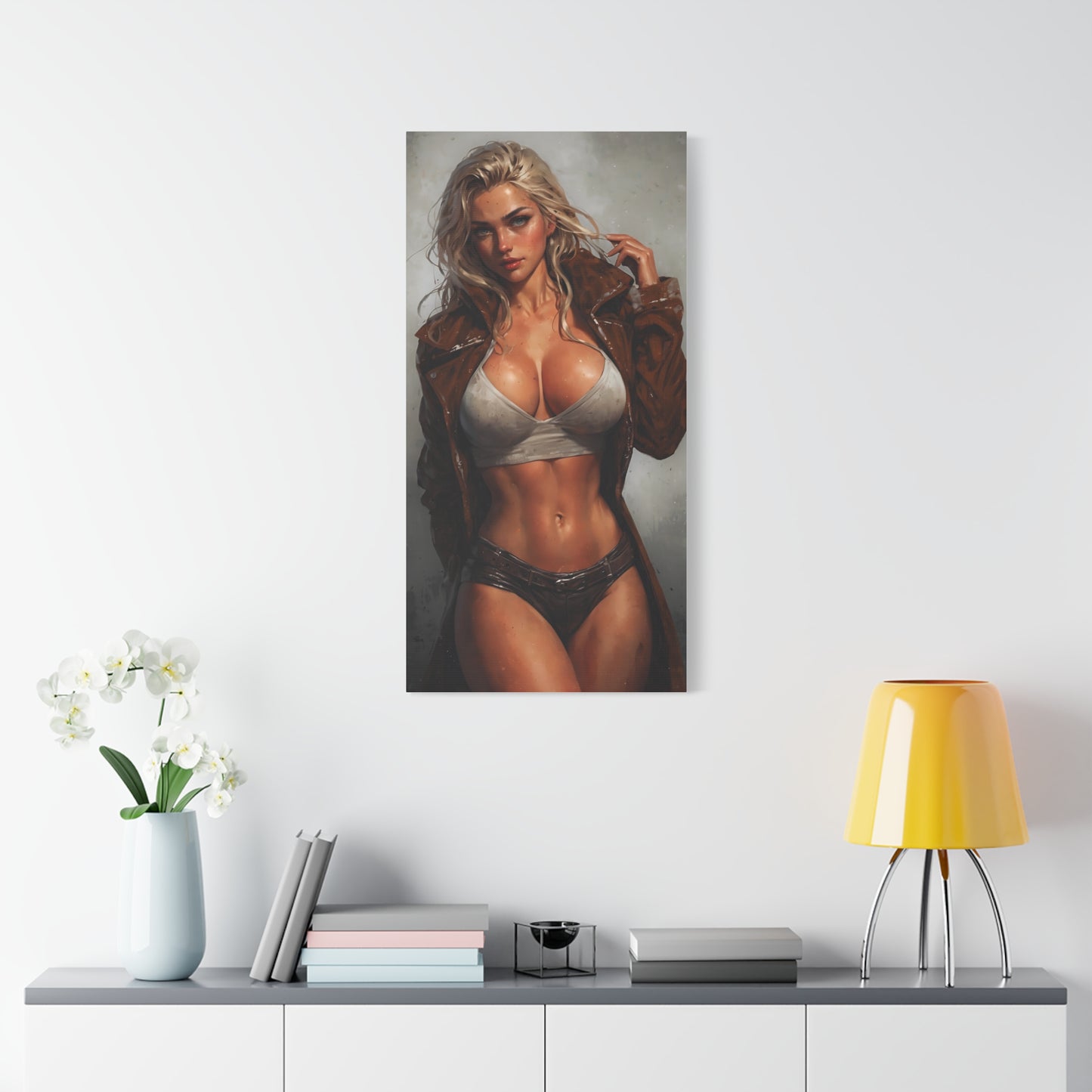 Seduction: Erotic arts with a blonde beauty