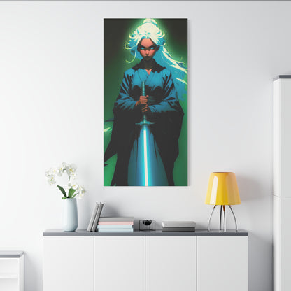 Path of Radiance: Young Jedi Padawan with glowing lightsaber