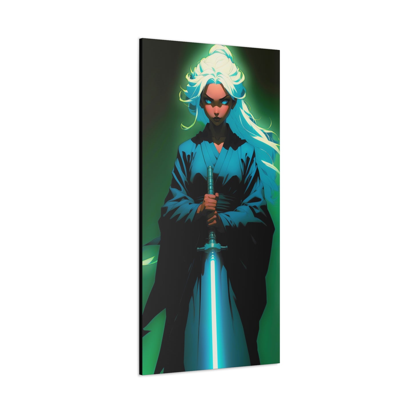 Path of Radiance: Young Jedi Padawan with glowing lightsaber