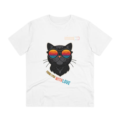 "Feline Voyager: Greetings from the Lyran Star System" - T-shirt - Unisex