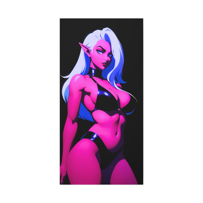 Pink Luminescence: The Elf Girl in the Shadows