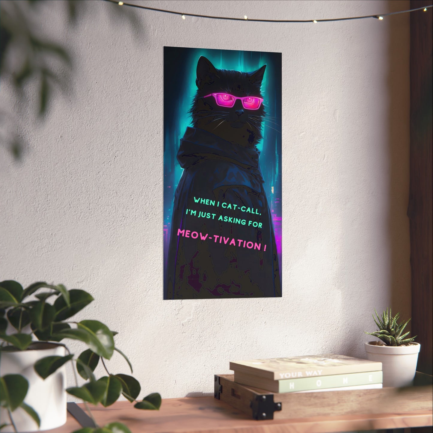 Midnight Chic: Cat art with attitude