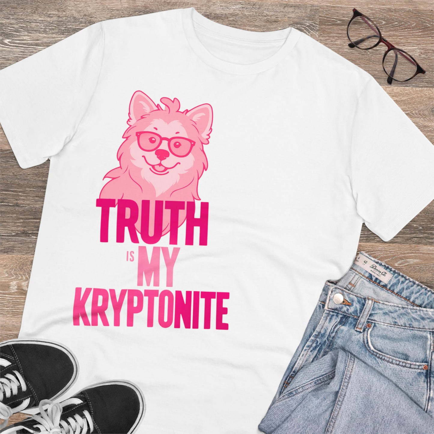 "Pink Paws: Truth Is My Kryptonite" - T-shirt - Unisex