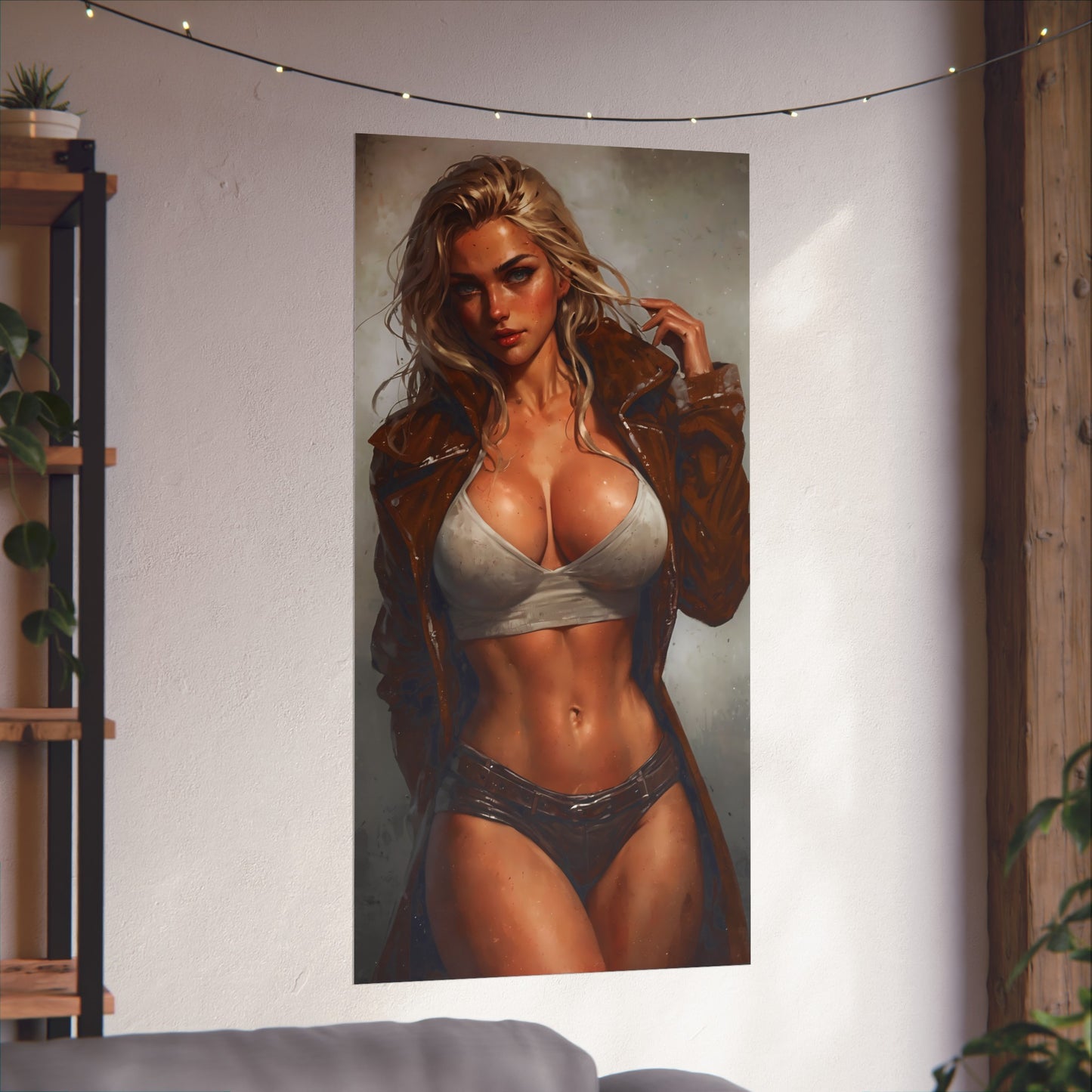 Seduction: Erotic arts with a blonde beauty