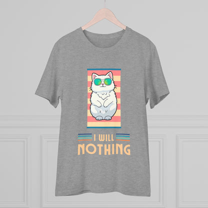 The Zen of Inaction: A Cat's Serene Slumber - T-shirt - Unisex